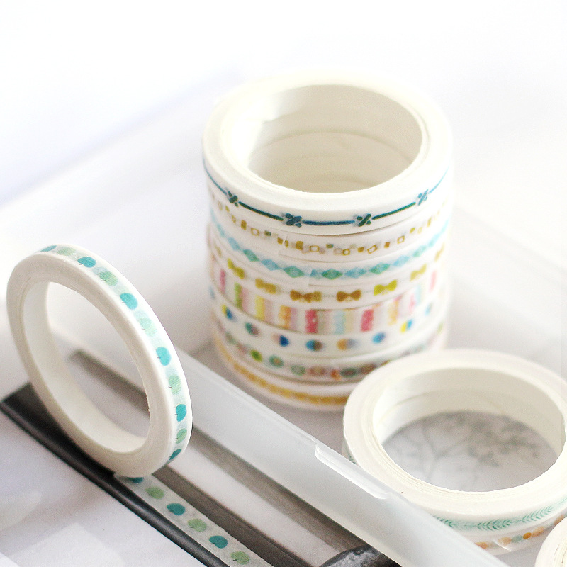 originality Stationery Simplicity Dividing line Paper tape DIY Frame Hand account decorate tape