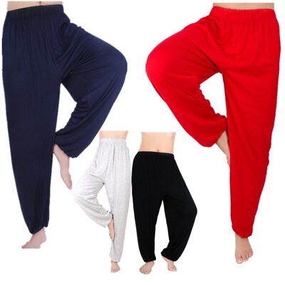 new pattern men and women Yoga Pants Autumn and winter modal Knickers motion trousers square Dance Costume Easy Large