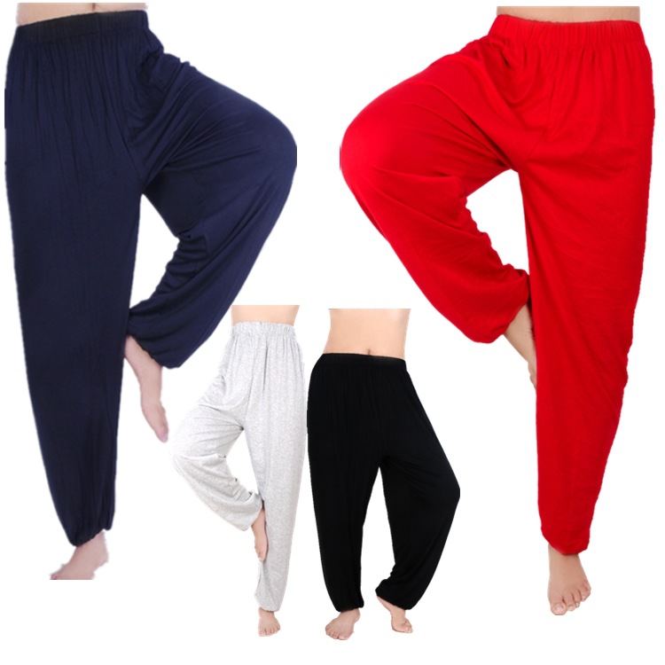 new pattern men and women Yoga Pants Autumn and winter modal Knickers motion trousers square Dance Costume Easy Large