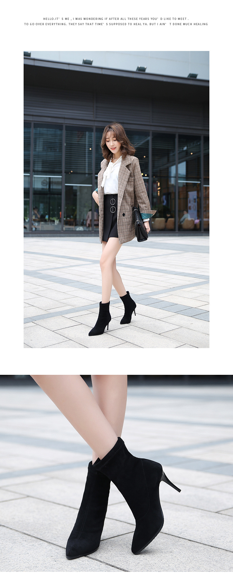 Bottes femme CHUANGMEIQI en Velours de mouton - Ref 3355487 Image 17