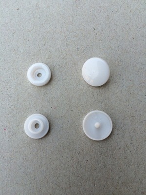 厂家批发塑料大白扣华联T5四合扣T5塑胶四合扣工装T5T8树脂四合扣