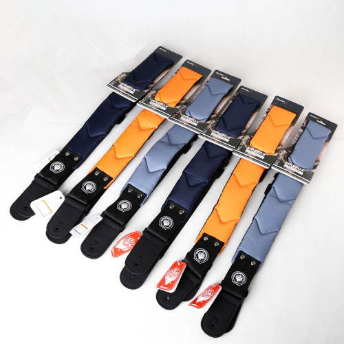 [New Product] Guitar Strap Electric Guitar Bass Strap Cross Grid Fabric Fiber Nylon Decompression Strap