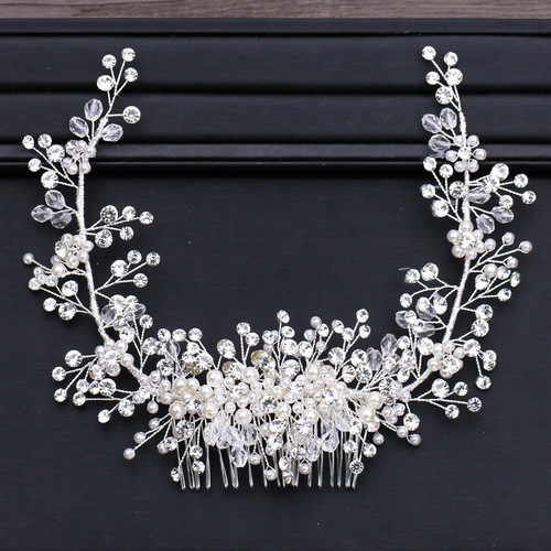 Hairpin hair clip hair accessories for women Hair accessories Diamond hairdresser wedding dress headdress accessories headdress accessories