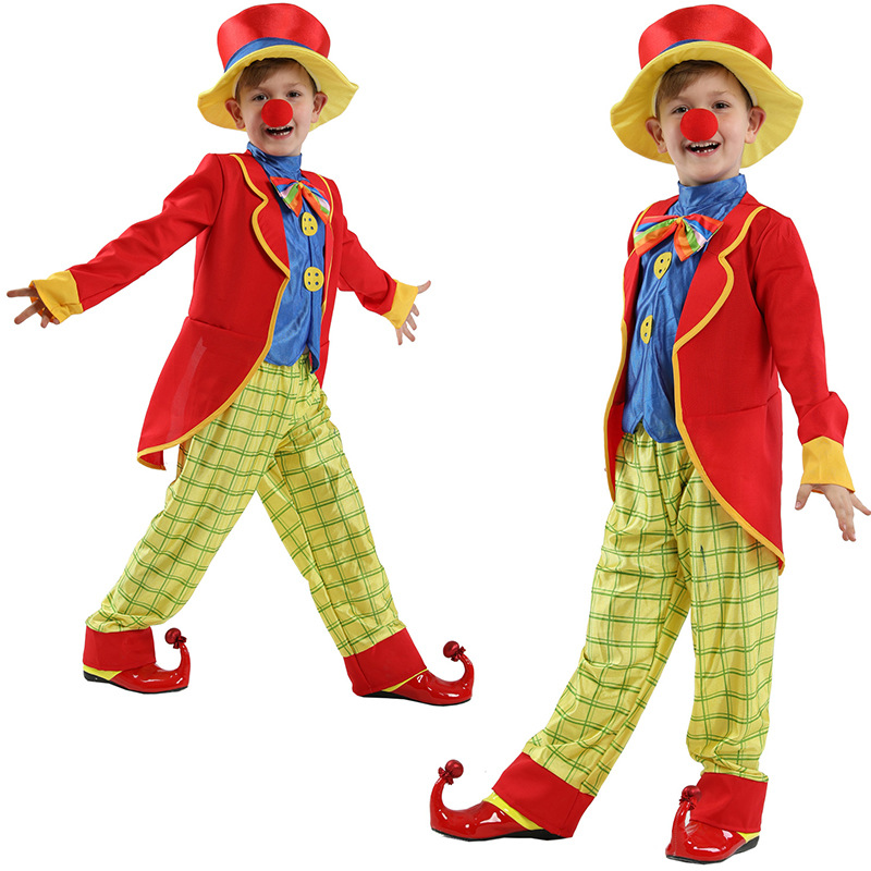 【预定】儿童服装 化妆舞会表演服cos小丑服B-0201幼儿小丑装扮服