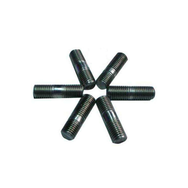 厂家直销 碳钢8.8级高强度双头螺栓 氧化发黑双头螺丝 可定制