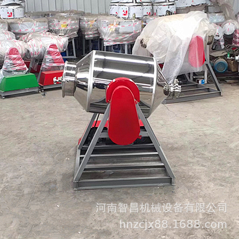 厂家直销不锈钢鼓式食品搅拌机  咖啡奶茶粉100公斤不锈钢搅拌机