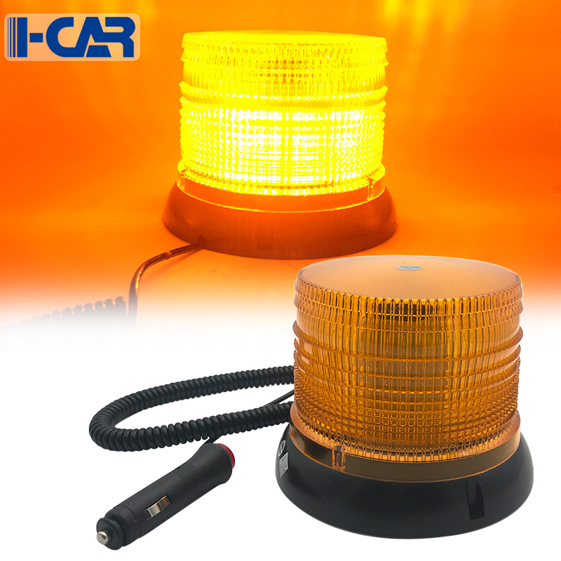 72LED beacon rotate Flash Warning Strobe Sanitation Operation roof Warning light automobile Explosive flashing light