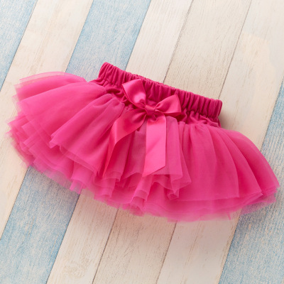 Lovely mesh princess skirt Baby birthday party dresses skirt