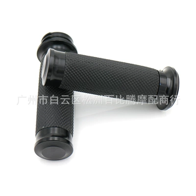 Suitable for Harley 883 1200 Motorcycle Modified Handlebar Cover Handlebar Glue Modified 25mm Universal Handlebar Cover (Motorcycle Safety Supplies) - black