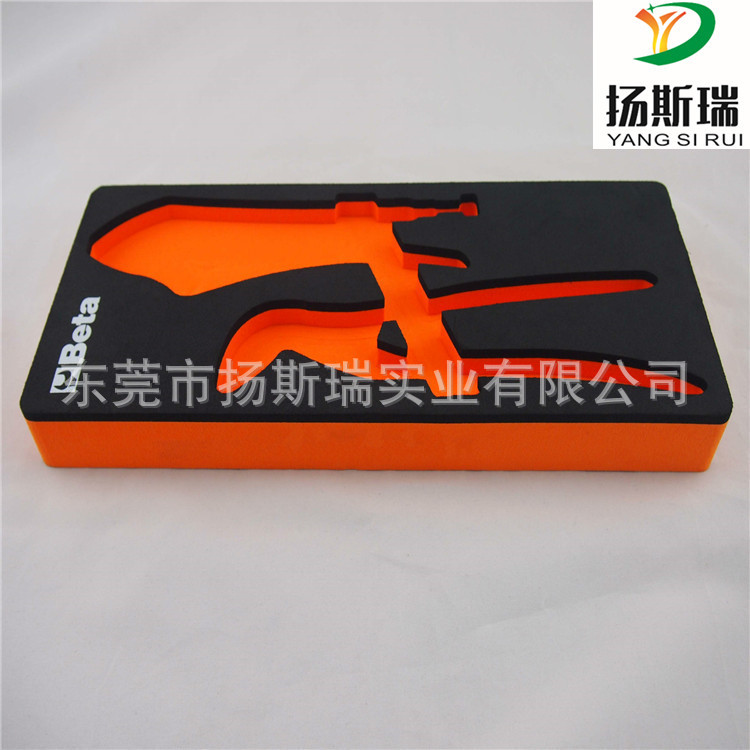 礼盒包装黑色加厚EVA硬海绵内衬定做 礼品盒包装内托各种挖形