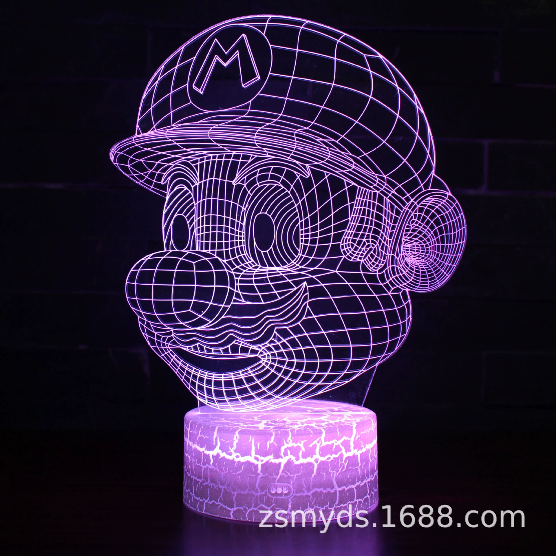 Картинка LED ночник мультфильм, трехмерная настольная лампа с проектором, 3D