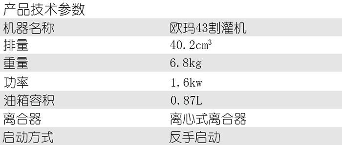 意大利欧玛割灌机