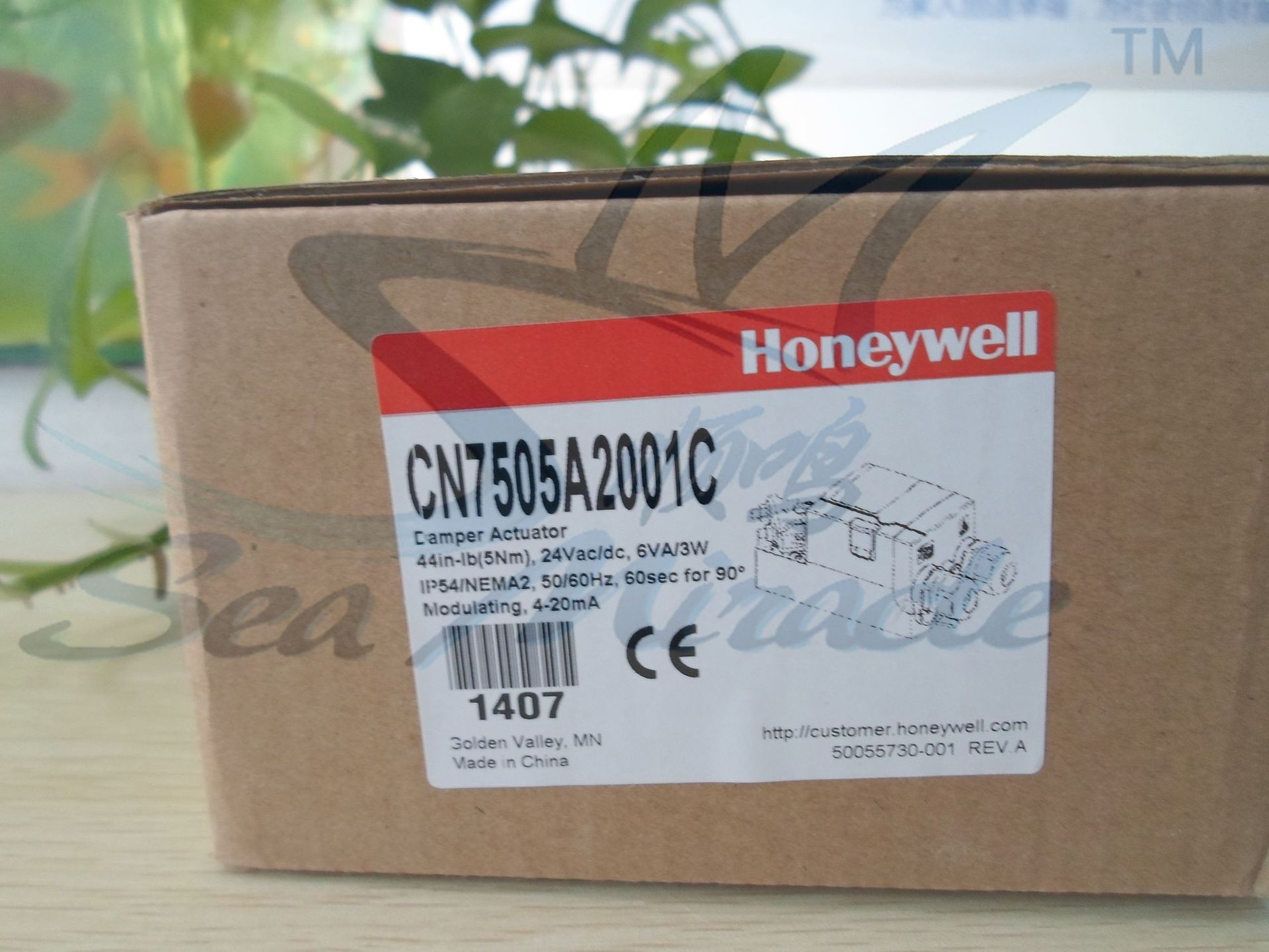 霍尼韦尔 CN7505A2001C 电动风门风阀执行器执行机构5NM 霍尼韦尔