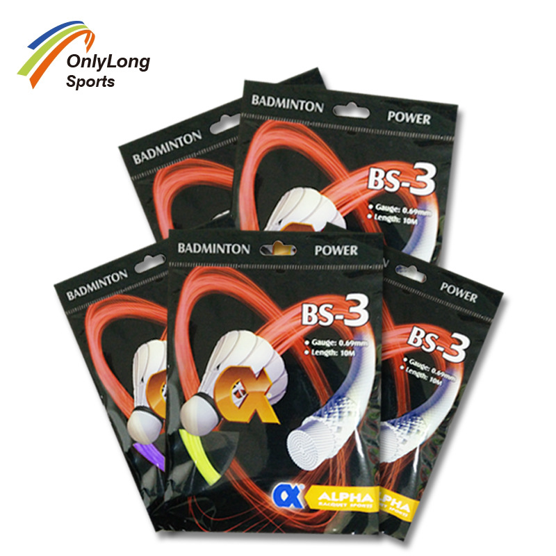 阿尔法ALPHA  BS-3 耐用训练用线 台湾进口羽毛球线 羽线 羽拍线