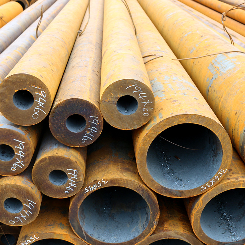 常年现货45#大口径厚壁无缝钢管 冷拔无缝管 76*4建筑用无缝管