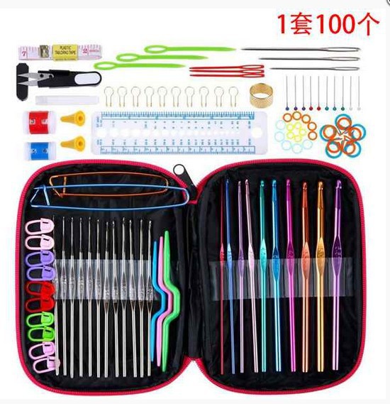 100 pcs knitting tool set wholesale 22 p...