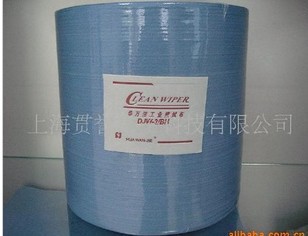 无尘擦拭布卷装无尘擦拭纸,蓝色工业擦拭布水刺无纺布