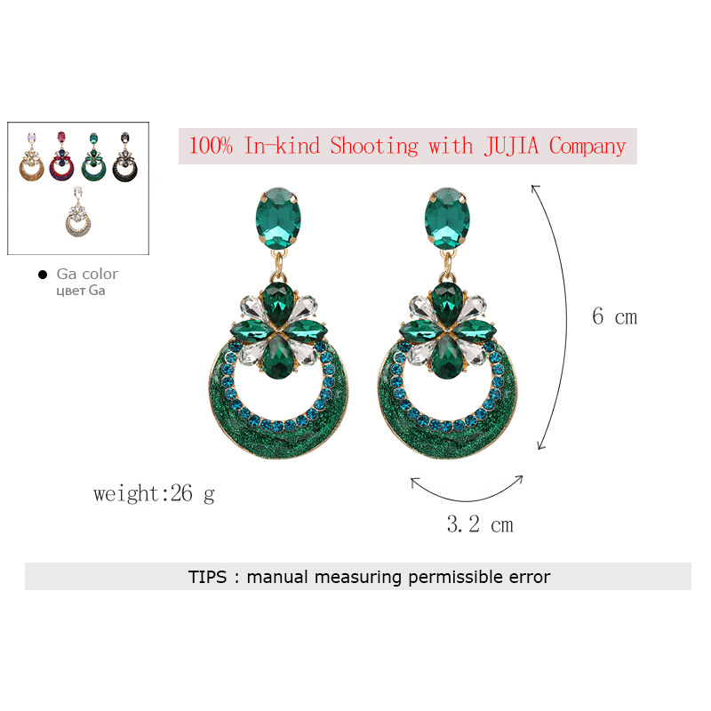 Personality Geometric Simple Hollow Flower Earrings display picture 1