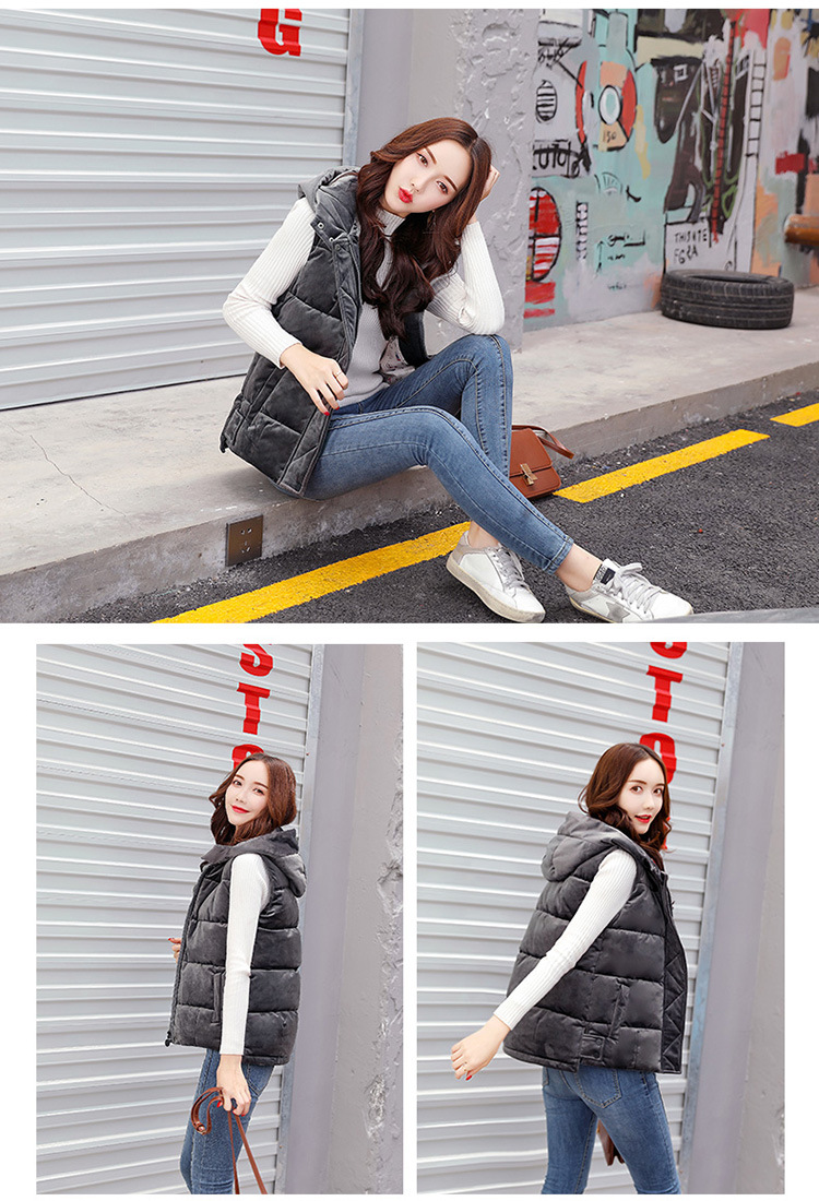 Gilet femme en Velours d or - Ref 3317509 Image 24