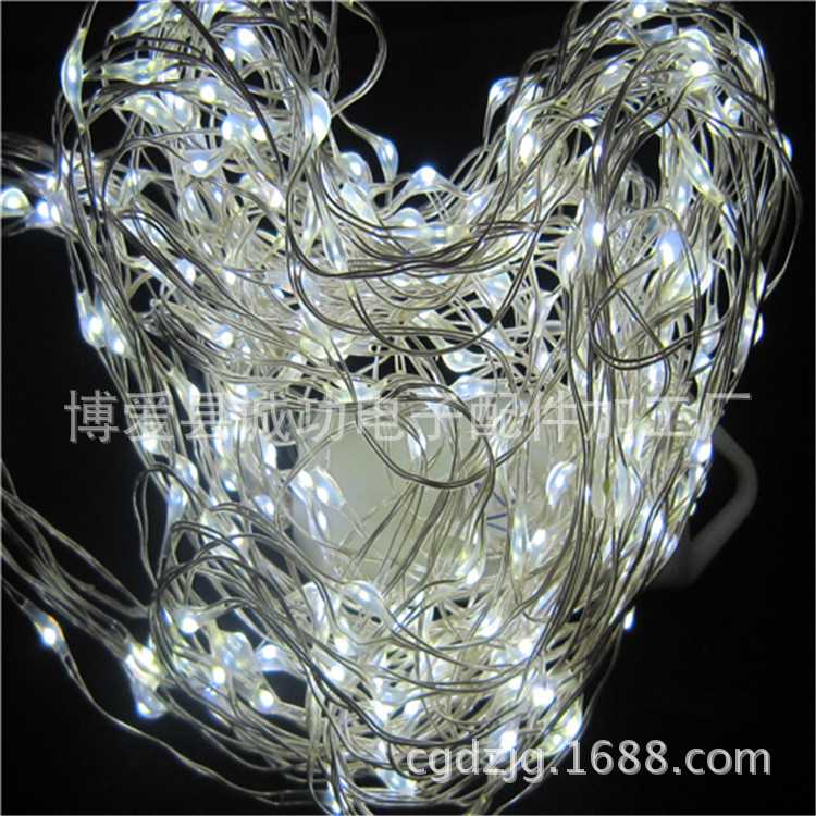 LED铜线灯串 树藤灯串电池盒变压器灯串半成品