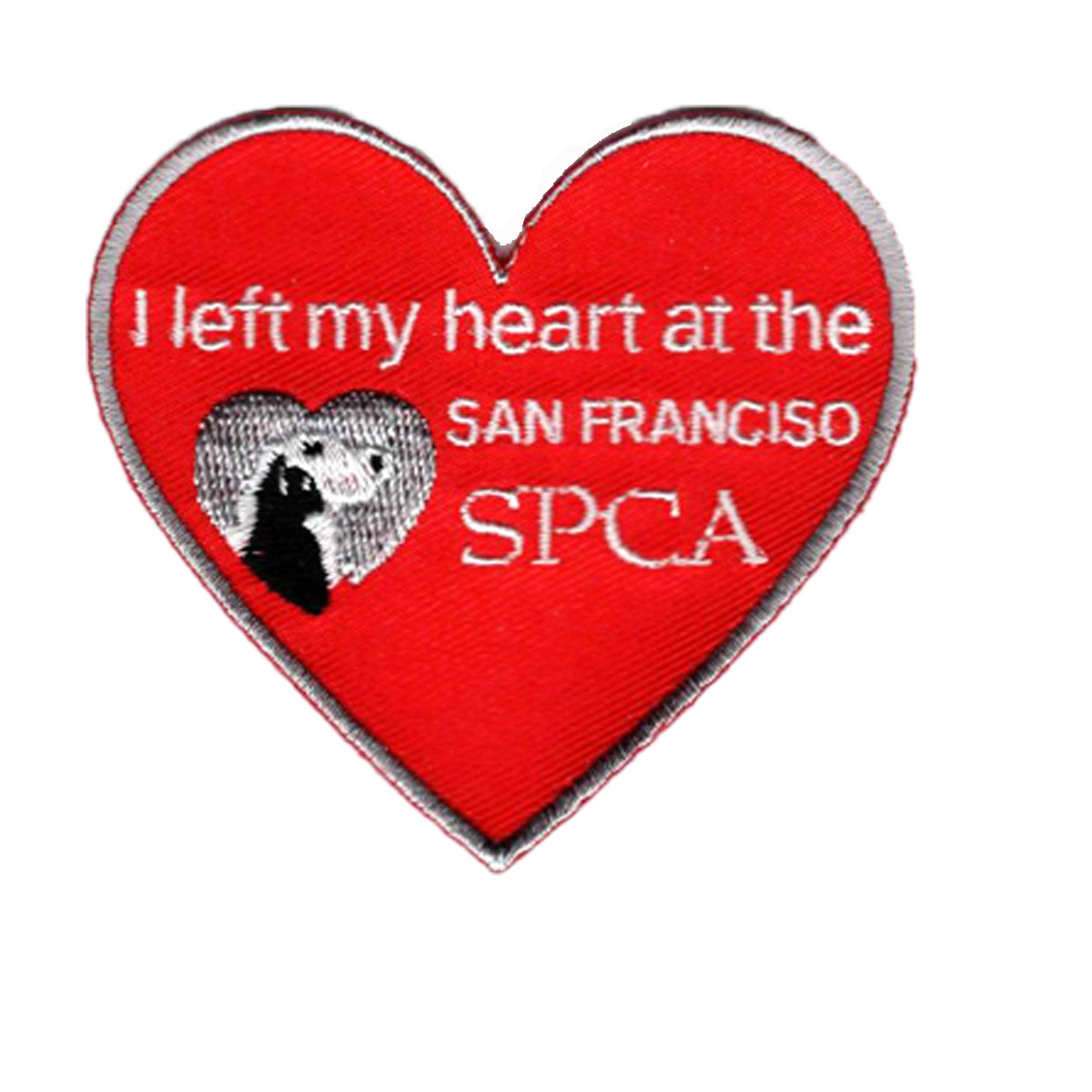 爱心圆形方形刺绣章 布贴绣花章  绣花厂刺绣 小批量定制刺绣