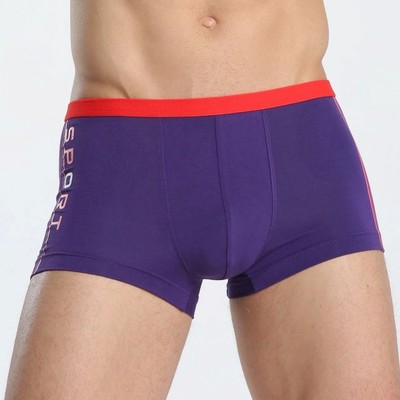 Manufactor Direct selling soft Bamboo fiber man Flat angle Underwear design man Corners Underwear wholesale shorts