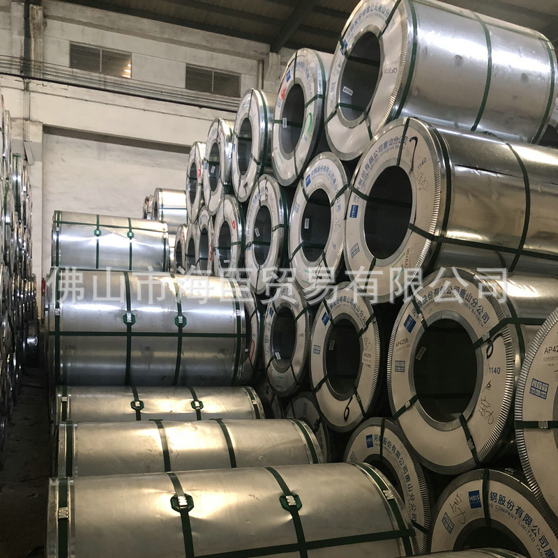 大量销售 镀锌防滑板 镀锌卷印花镀锌卷 无花有花镀锌卷料