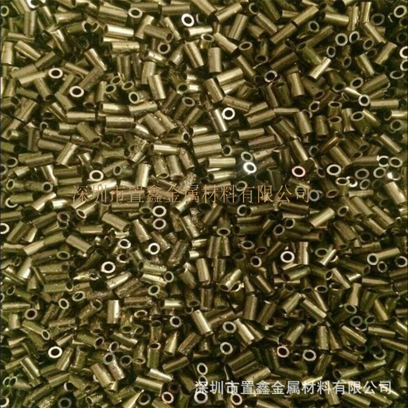 H65光亮黄铜管切割黄铜套 加工定制黄铜环10*0.2mm毛细管