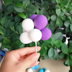 Xinrui car aromatherapy ornaments perfume bottle cake decoration clay balloon 8-ball plug-in cross-border supply