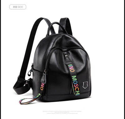 2020 new pattern student Backpack The first layer cowhide outdoors lady leisure time knapsack Travel? knapsack One piece On behalf of