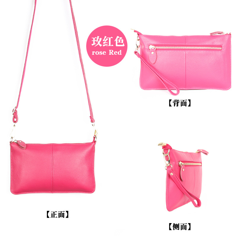 156g Weight Polyester Lining Material Zipper Closure Type Single Shoulder Strap Strap Type Envelope Bag, Shoulder Bag Bags Type Leather Material Solid Color Pattern Fashion Style Square Shape Royal Blue, Orange, Grey, Rose Red, Purple, Red, Green, Blue, Wine Red, Silver, Yellow, Black Color Small Size Small Leather Solid Color Fashion Zipper Envelope Bag Shoulder Bag 7
