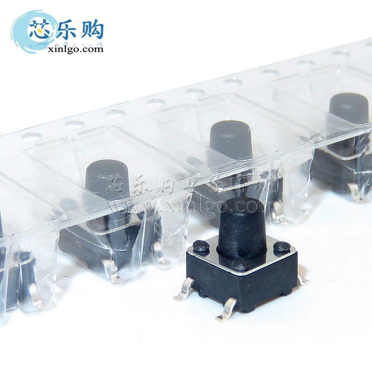 开关6*6*7mm 6x6x7mm 贴片 进口弹片 编带 轻触开关 按键开关