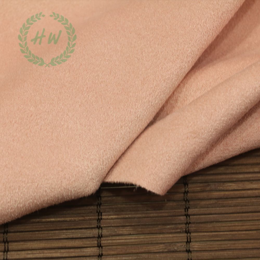 双面麂皮绒 四面弹超纤 现货250gsm 300克女裙服装仿皮绒面料