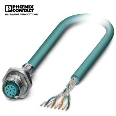 菲尼克斯 网络电缆 - VS-M12FSBP-OE-94B-LI/0,5 - 1401057