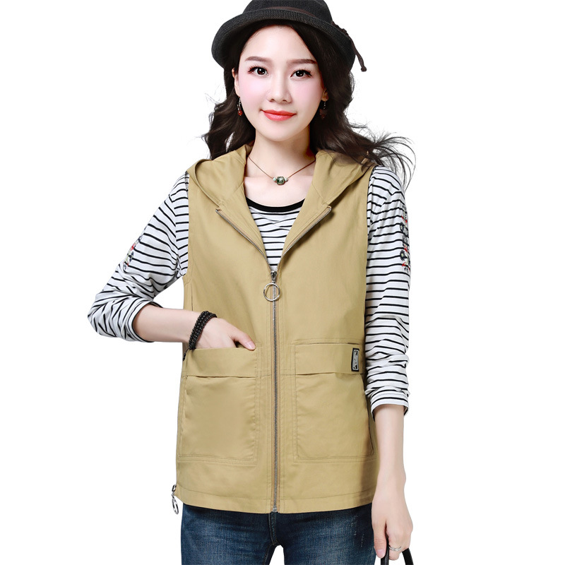 Gilet femme en Mélange de coton - Ref 3317951 Image 5