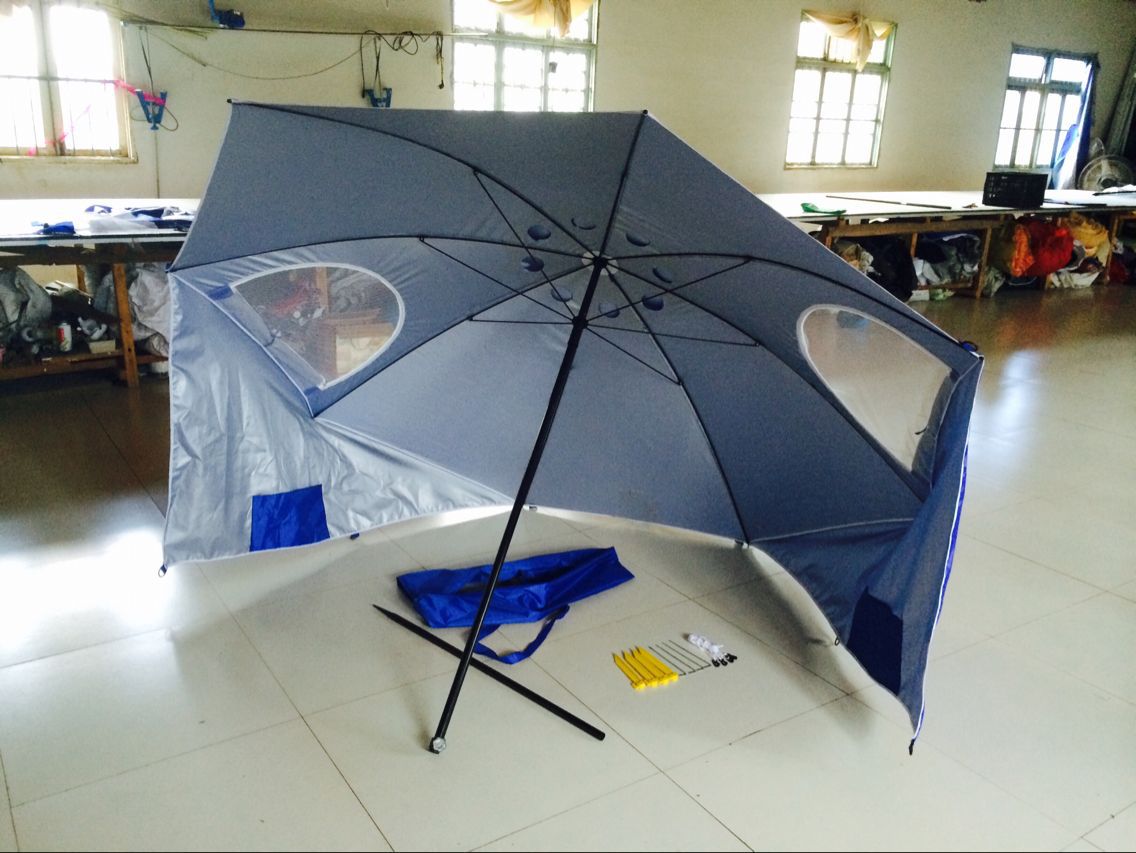 2023年新款钓鱼伞 多功能防紫外线太阳伞 防雨防风遮阳伞围布地钉-阿里巴巴