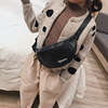 Children's bag, demi-season universal one-shoulder bag, small chest bag suitable for men and women, children's belt bag, 2020, simple and elegant design