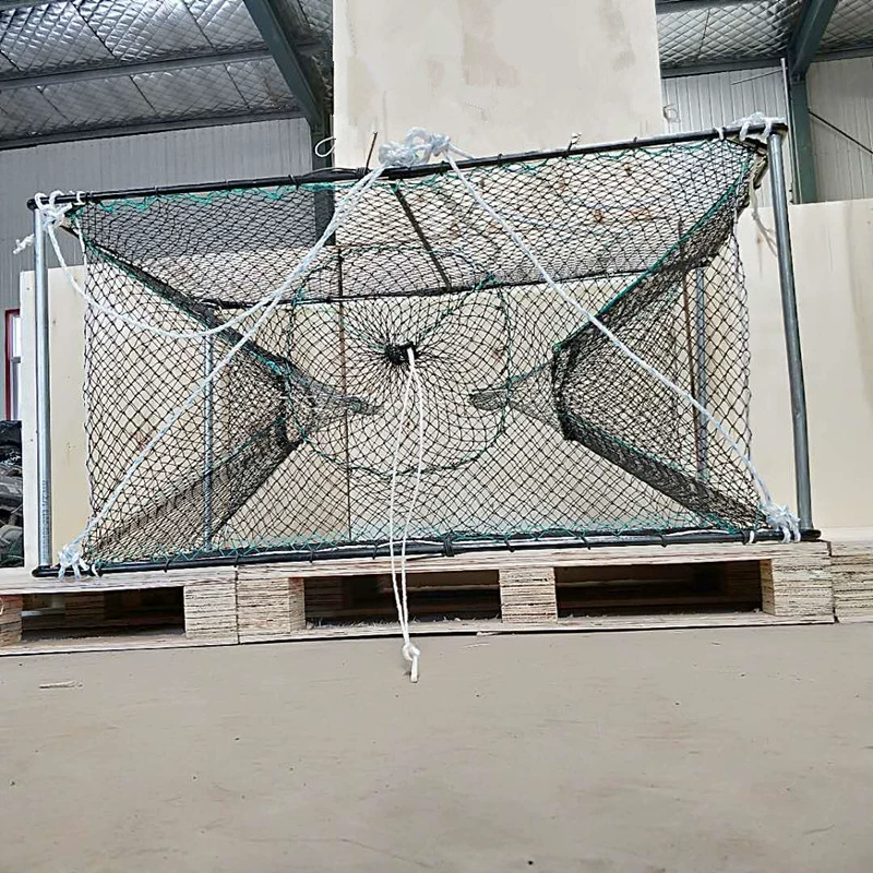 Клетка рыболовная квадратная 120*80*60, четырехугольная, для кальмаров, летучих крабов, каракатиц, королевских крабов, от производителя для морской рыбалки