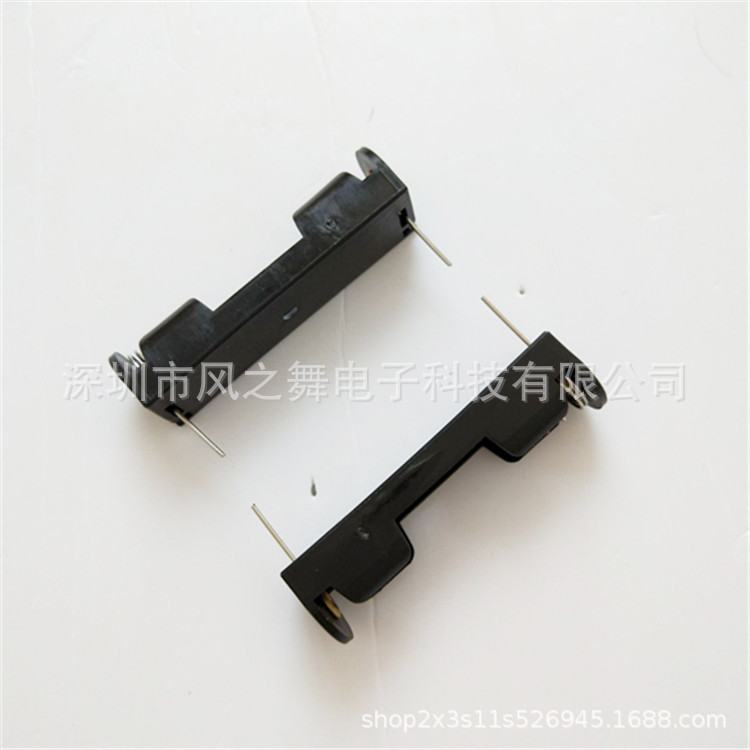 5号1节电池盒带插针可装 1节5号 PCB 针式 电池座节5号电池1.5V
