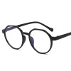 Retro round fashionable art decoration for elementary school students, glasses suitable for men and women, optics