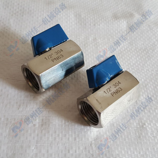 Factory direct stainless steel wire mini ball valve double wire Mini small ball valve miniature manual wire ball valve