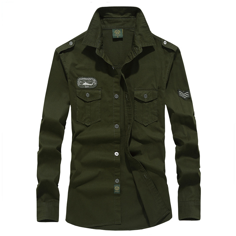 Transfronteriza Amazon ebaywish primavera ropa de trabajo de los hombres camisa de manga larga de los hombres más el tamaño de primavera y otoño camisa casual hombres