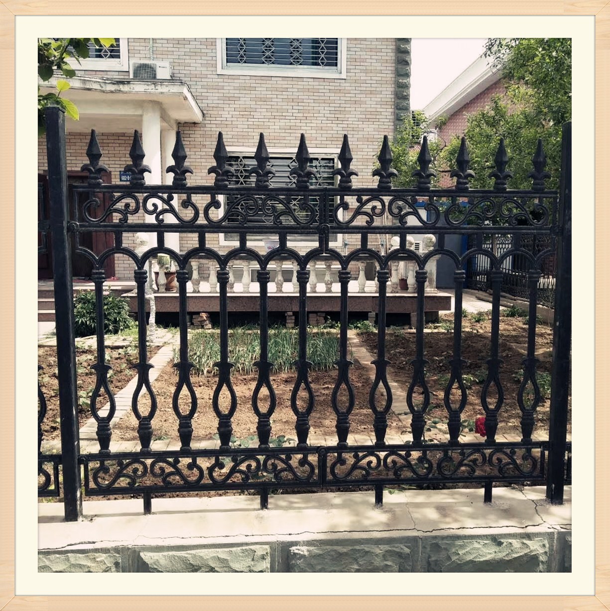 河北衡水销售铸铁护栏  铁艺护栏 别墅栅栏 铸铁围墙 可来图加工