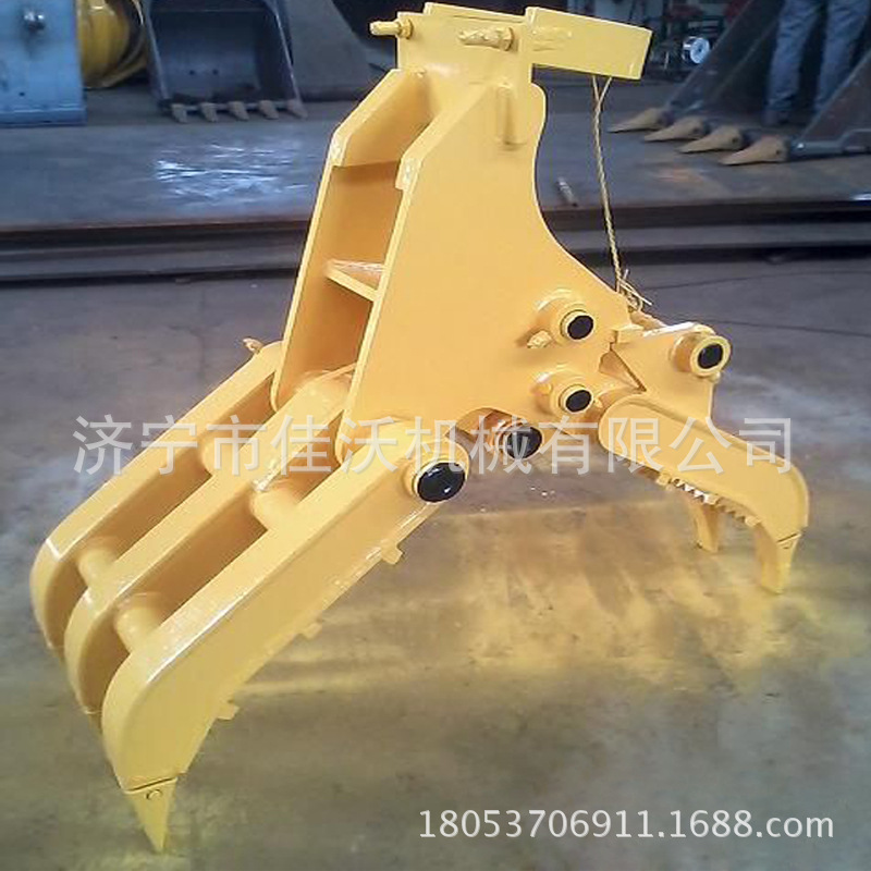 挖机四瓣抓钢机  小型废钢抓斗   抓钢机旋转
