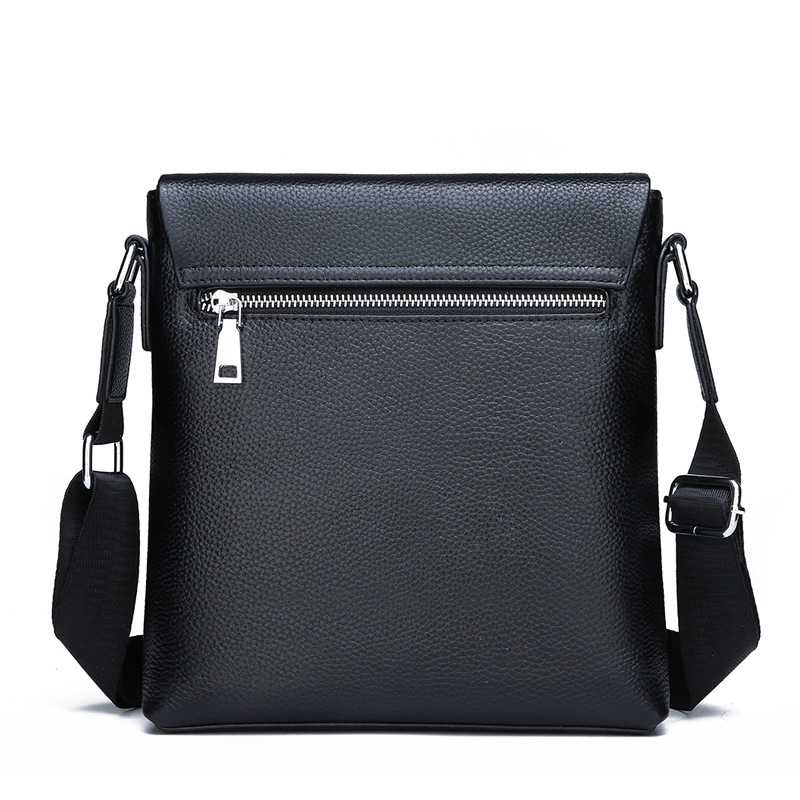 Sacoche Bandoulière Homme En Cuir Véritable Style Business_voghion.com