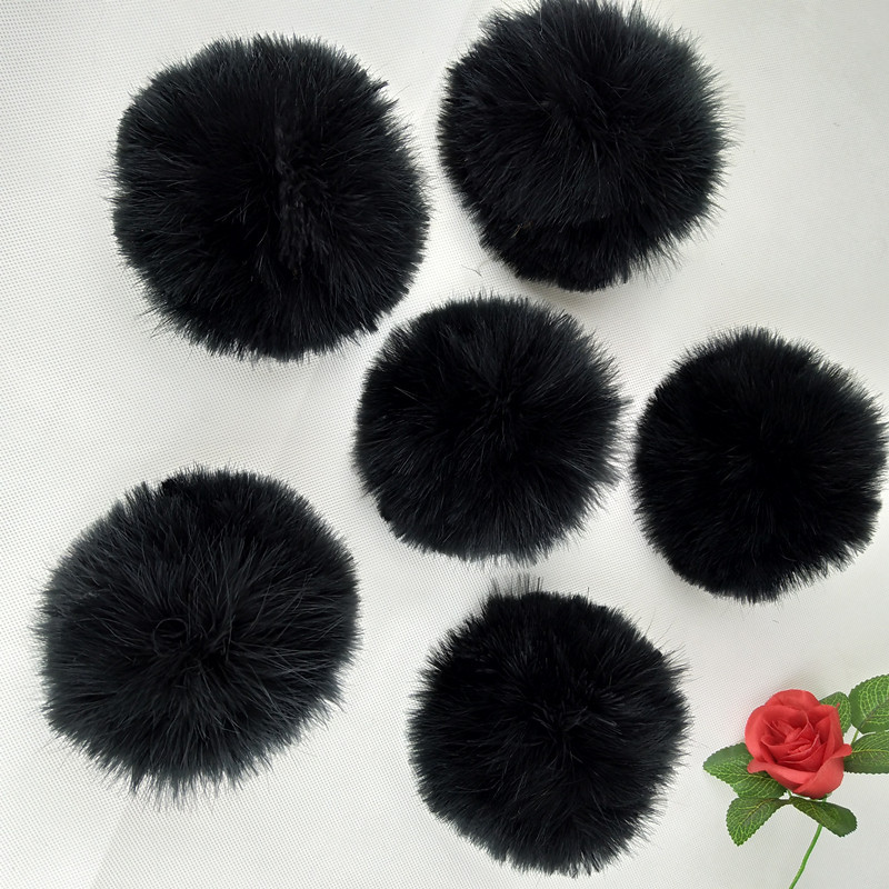 厂家直销羽毛球鸡毛球冒顶花球驼鸟毛绒球手 帽子辅料 颜色可定做|ru