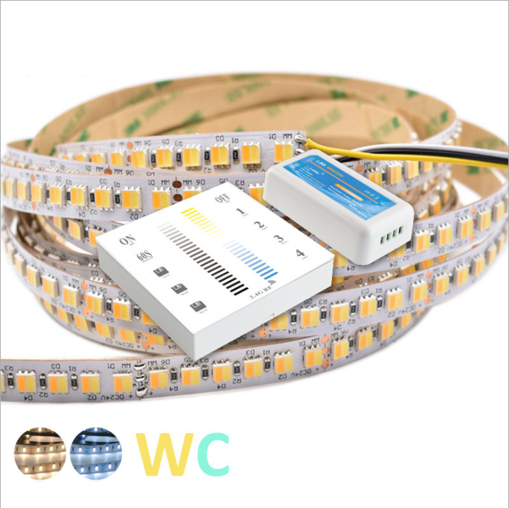 电商LED色温调光调色面板控制器 2.4G分组控制品质灯带控制器|ru