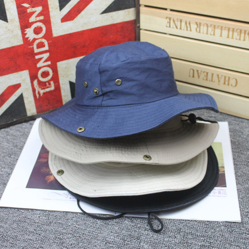 Bucket Hat, Fisherman Hat, Summer Outdoor Sun Hat for Men, Hiking and Fishing Hat, Amazon Best Seller, Solid Color Hat