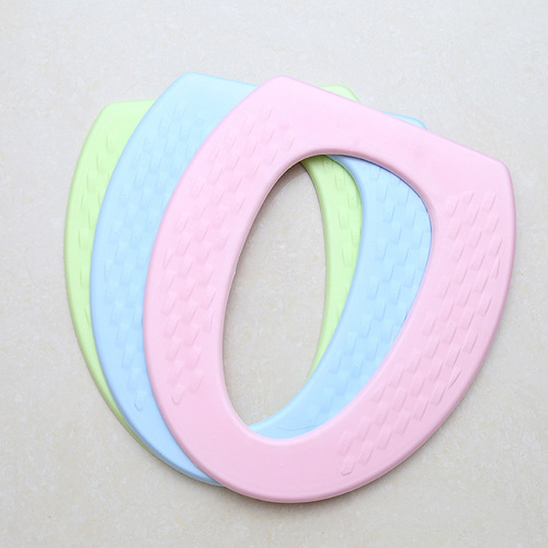 New high-foaming EVA waterproof toilet pad thickened O-type toilet warmer pad in winter Amazon wish