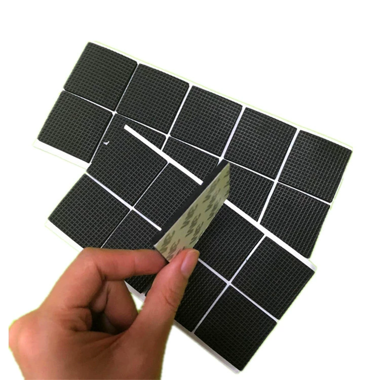 Factory Direct Клетчатая самоклеящаяся Накладка для стола и стула, нескользящая амортизирующая резиновая накладка, губчатая накладка, бытовая техника, нижняя угловая Накладка для отделения